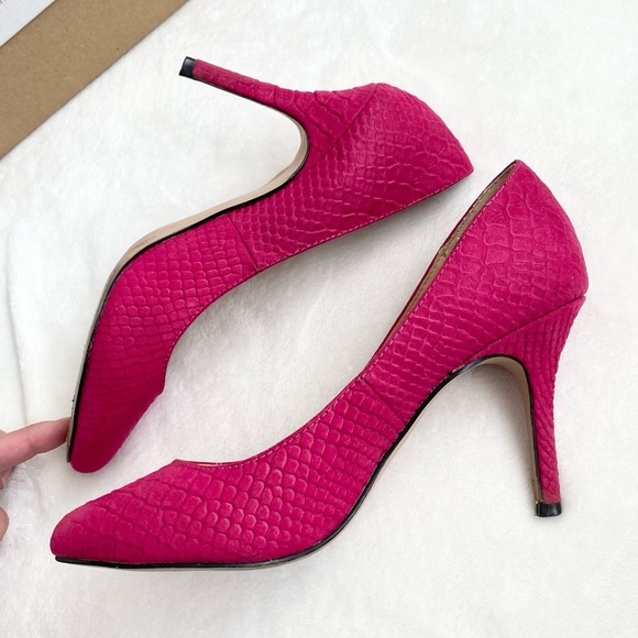 Jessica Simpson Hot Pink ‘Jesy’ Heels Size 7 - Picture 7 of 9